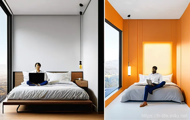 스마트 전등과 일반 전등 비교 - **Effortless Energy Saving with Smart Home Automation:**
    A bright, clean, and spacious open-plan...